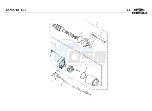 RS2-125-MATRIX-WHITE (1) drawing CYLINDER HEAD - CYLINDER  Yamaha 125 4t Euro 2