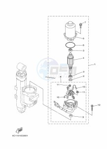 F60CETL drawing POWER-TILT-ASSEMBLY-2