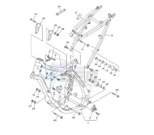 YZ LC 125 drawing FRAME