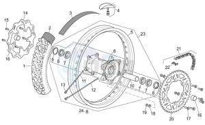 RXV 550 RXV 450-550 STREET LEGAL drawing Rear Wheel