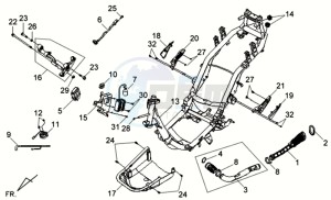 VS 125S drawing FRAME