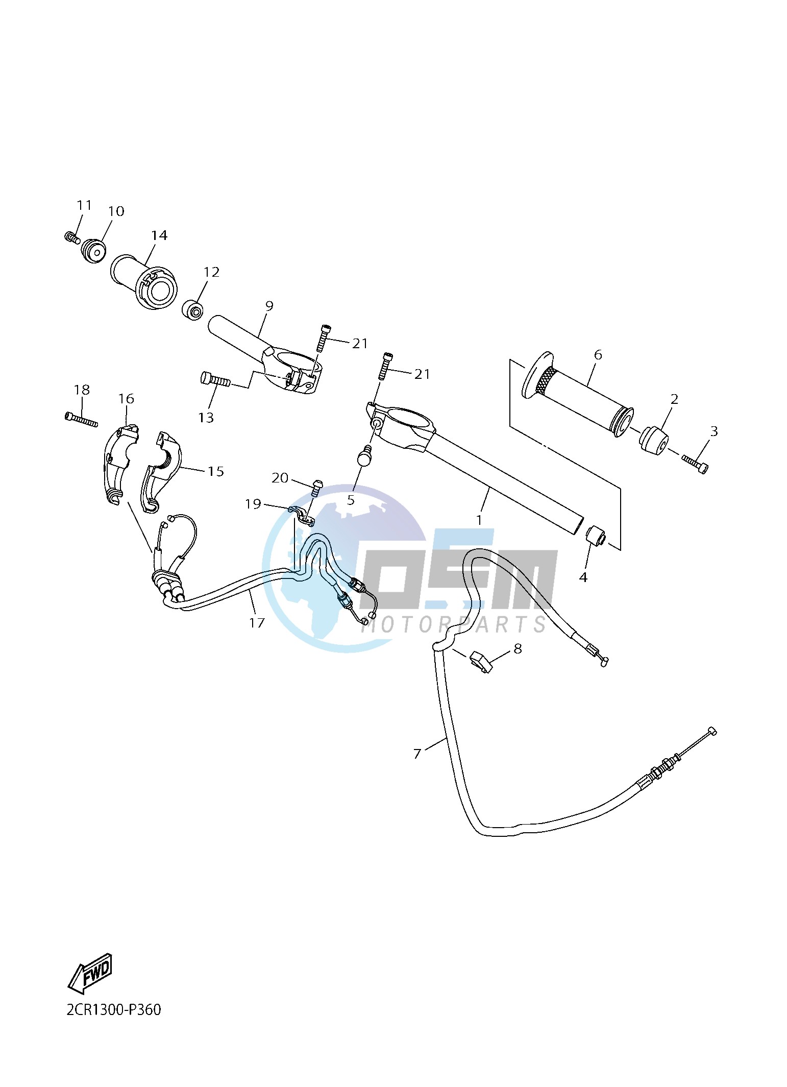 STEERING HANDLE & CABLE