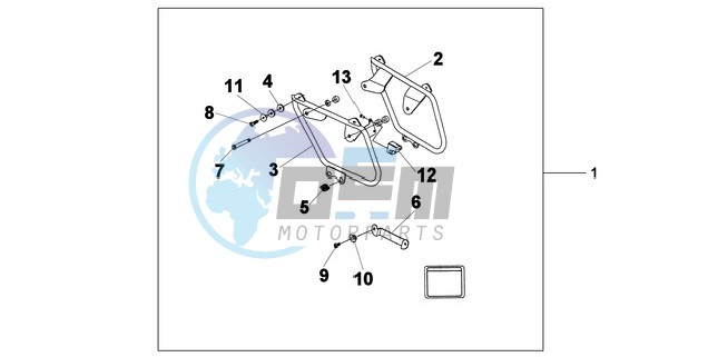 SADDLEBAG MOUNT B