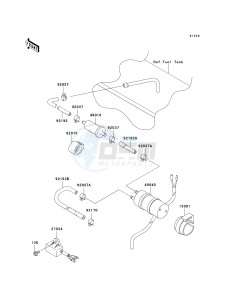 KAF 620 H [MULE 3010 4X4 HARDWOODS GREEN HD] (H6F-H8F) H8F drawing FUEL PUMP