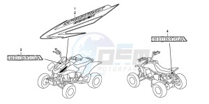 TRX400EX SPORTRAX 400EX drawing MARK (TRX400EX7)