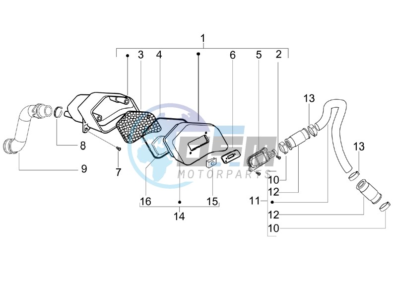 Secondary air box