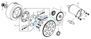 JOYRIDE 125 drawing STARTER / STARTER CLUTCH