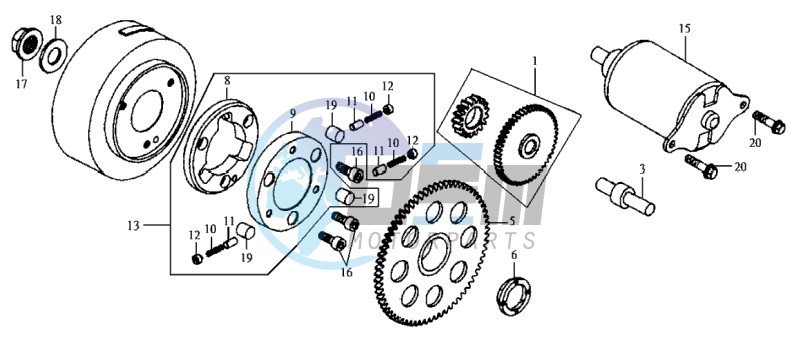 STARTER / STARTER CLUTCH