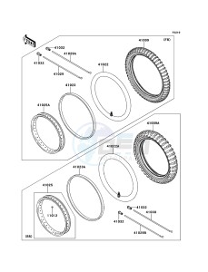 KLX110 KLX110CDF EU drawing Tires