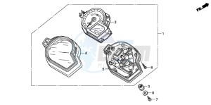 CBR1000RR drawing METER