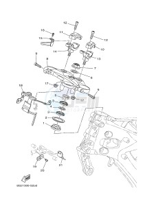 MTN850-A MTN-850-A MT-09 ABS (BS21) drawing STEERING