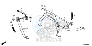 NSS125ADF Forza 125 - NSS125AD UK - (E) drawing STAND