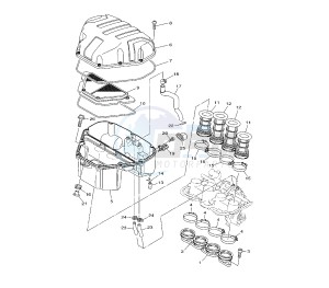 XJ6-F DIVERSION 600 drawing INTAKE