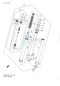 GSX-R1000 drawing FRONT DAMPER