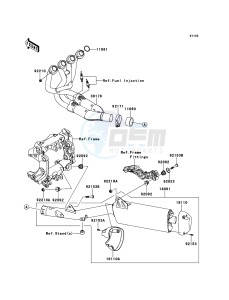 1400GTR ZG1400A9F FR GB XX (EU ME A(FRICA) drawing Muffler(s)