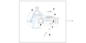 CB250 TWO FIFTY drawing MAINSTAND