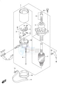 DF 30A drawing Starting Motor