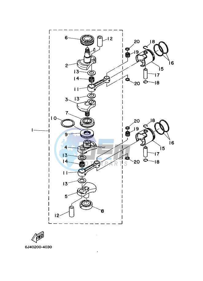 CRANKSHAFT--PISTON