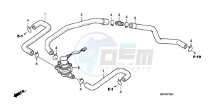 CB1300SA9 France - (F / ABS BCT CMF MME TWO TY2) drawing AIR INJECTION CONTROL VALVE