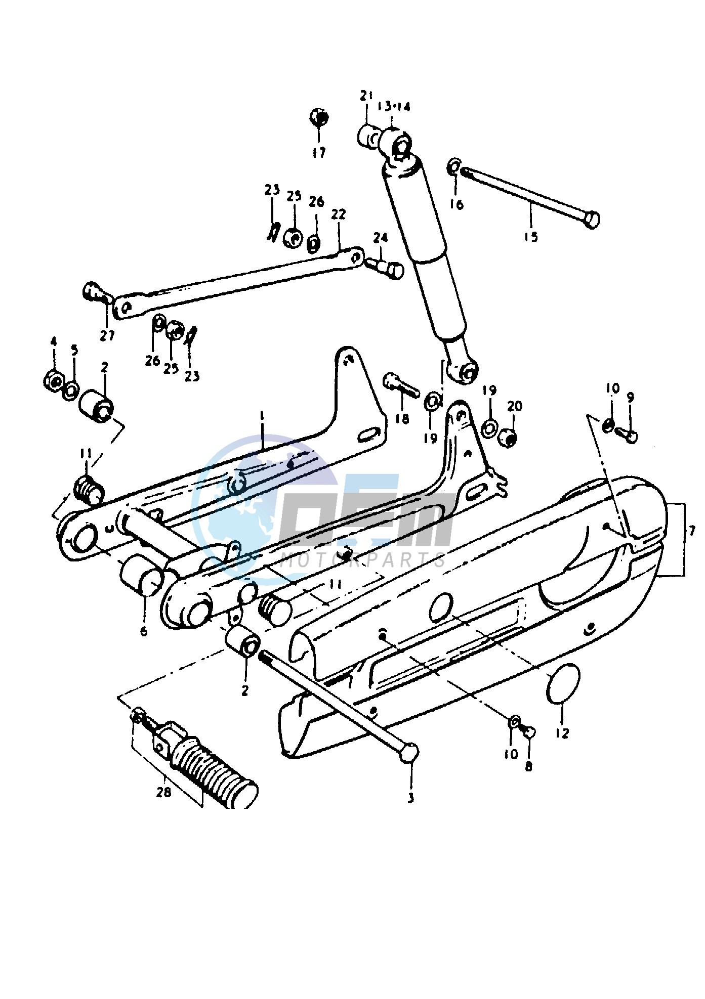 REAR SWINGING ARM