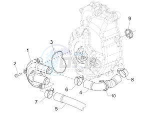 GTS 300 ie (EMEA, APAC) drawing Cooler pump