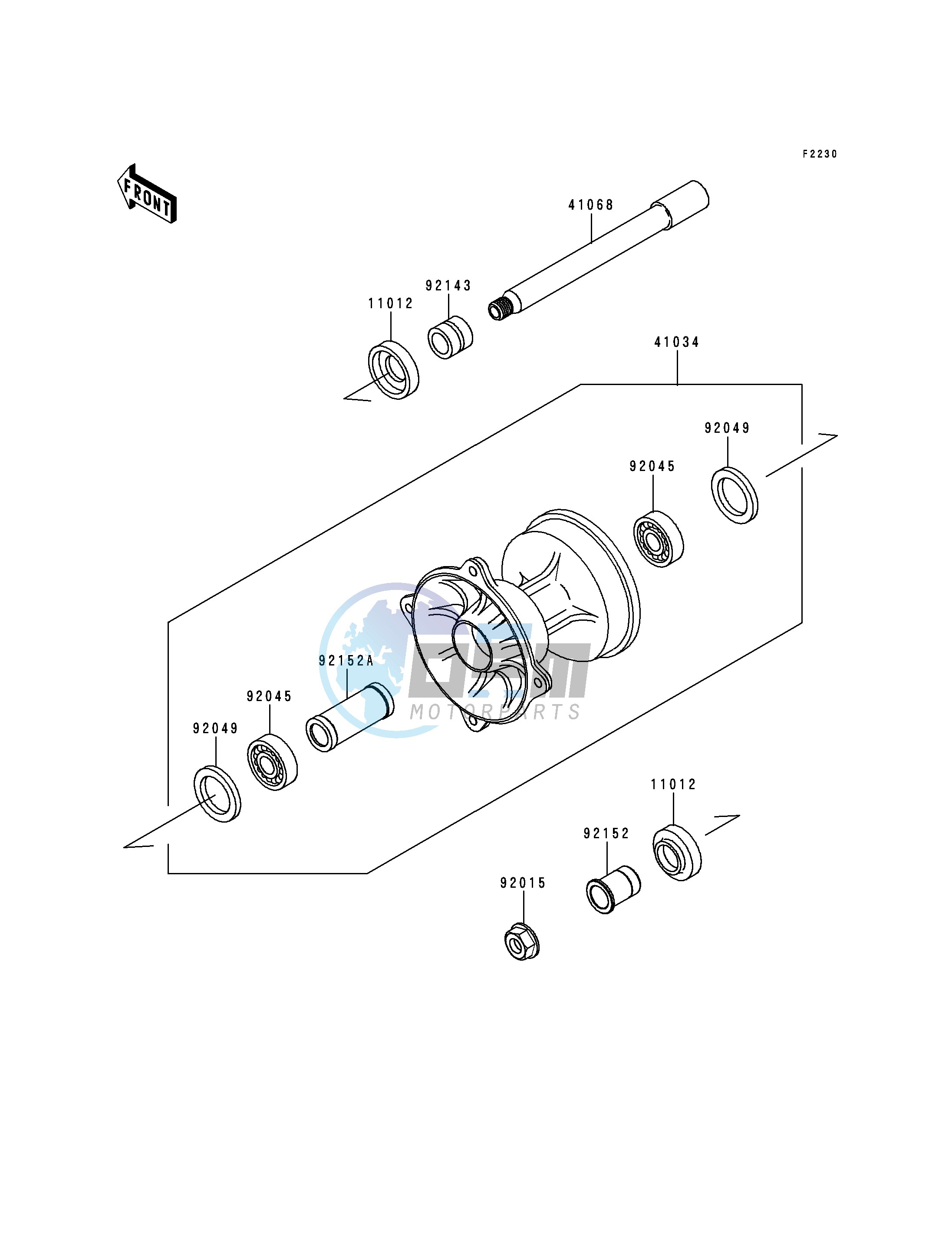 FRONT HUB