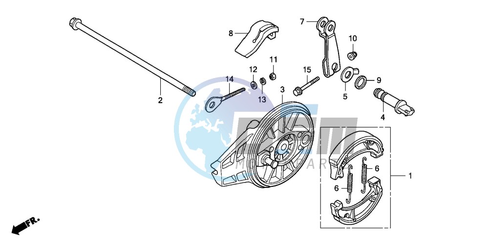 REAR BRAKE PANEL