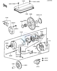 ZX 1100 A [GPZ] (A1-A2) [GPZ] drawing STARTER MOTOR_STARTER CLUTCH