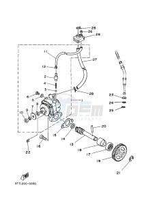 DT125 (3TTN) drawing OIL PUMP