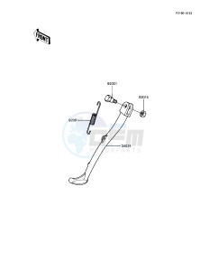 KZ 1000 R [EDDIE LAWSON REPLICA] (R1-R2) [EDDIE LAWSON REPLICA] drawing STAND