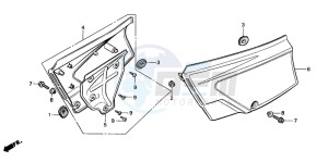 XL185S drawing SIDE COVER