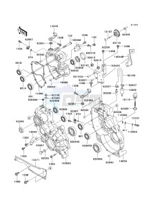 KAF 620 J [MULE 3010 TRANS4X4] (J6J-J8F) J6F drawing GEAR BOX