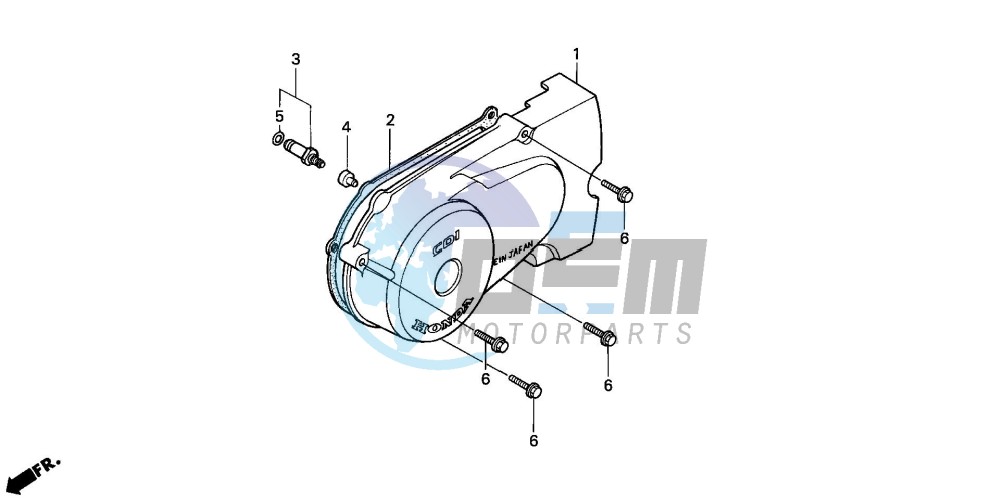 LEFT CRANKCASE COVER