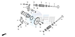 NVS504SH 502 drawing CAMSHAFT/VALVE