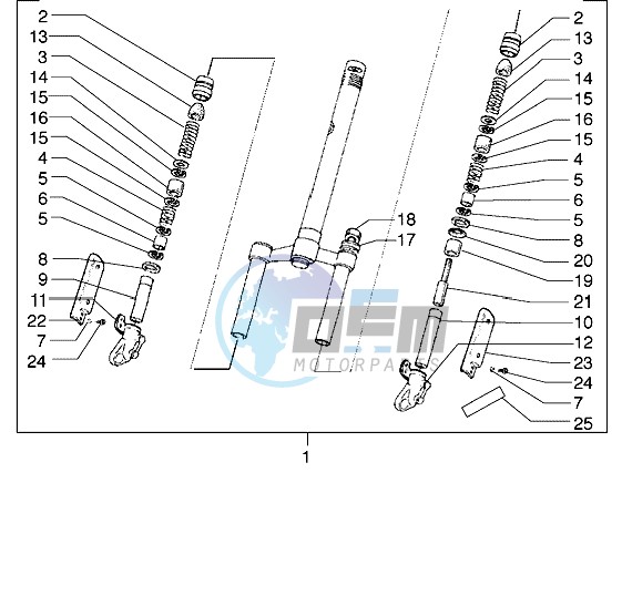 Front-wheel suspension