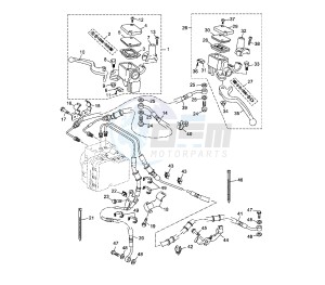 YP R X-MAX ABS 250 drawing MASTER CYLINDER