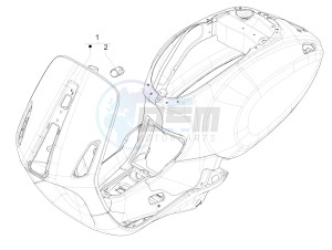 SPRINT 50 4T-3V E4 (EMEA) drawing Frame/bodywork