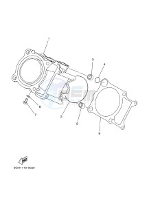 YFM450FWA YFM45GDXG GRIZZLY 450 IRS (1CUT) drawing CYLINDER