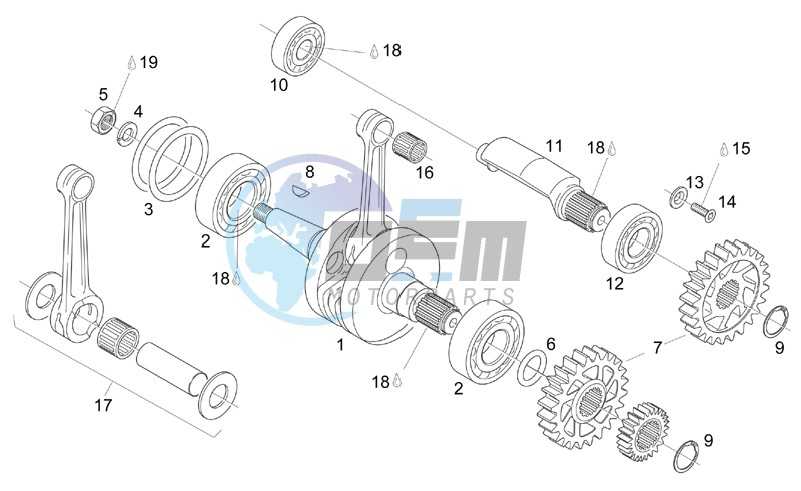 Crankshaft - Balance shaft