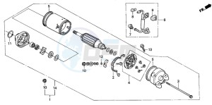 VT600CD drawing STARTING MOTOR