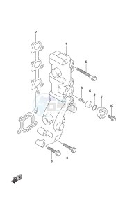 DF 30A drawing Exhaust Manifold