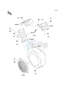 KAF 300 C [MULE 550] (C6-C7) [MULE 550] drawing ENGINE SHROUDS