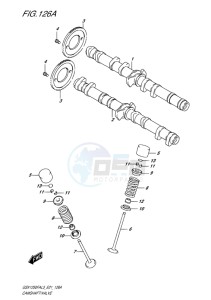 GSX-1250F ABS EU drawing CAMSHAFT-VALVE