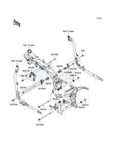 VN2000 VN2000A6F GB XX (EU ME A(FRICA) drawing Engine Mount