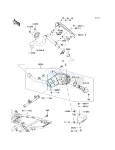 KLX 140 B (KLX140L MONSTER ENERGY) (B8F-B9FA) B9FA drawing MUFFLER-- S- -