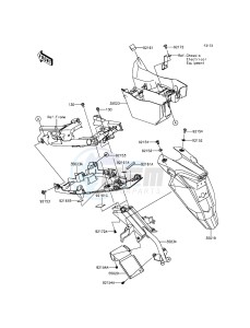 ER-6N_ABS ER650FDS XX (EU ME A(FRICA) drawing Rear Fender(s)