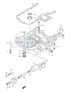 DF 115 drawing Engine Holder (S/N 681517 & Older)