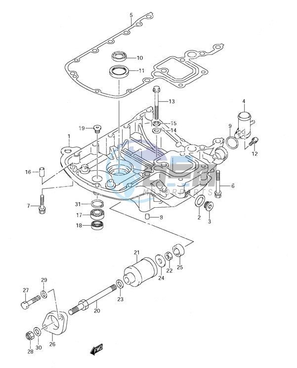 Engine Holder (S/N 681517 & Older)