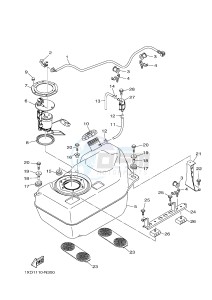 YXM700E YXM700PF VIKING EPS (1XPR) drawing FUEL TANK