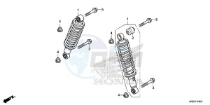 TRX420FA1F TRX420 Europe Direct - (ED) drawing FRONT CUSHION